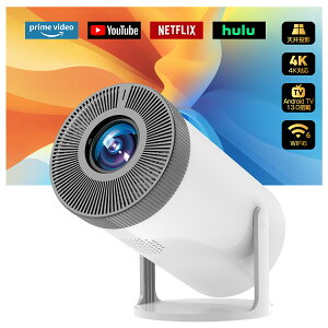 10/26Ԍ\{|CgvWFN^[ ^ Android TVځE270°] 20000LM 1080P 4KΉ 270°] V䓊e `␳ WIFI6 uԐڑ Bluetooth5.4 HiFiXs[J[ Ze Y[@\ 