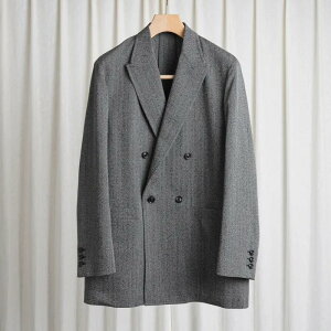 ULTERIOR / �A���e���A / WOOL WASHI HERRINGBONE DB JKT / UJK28-LA227-A