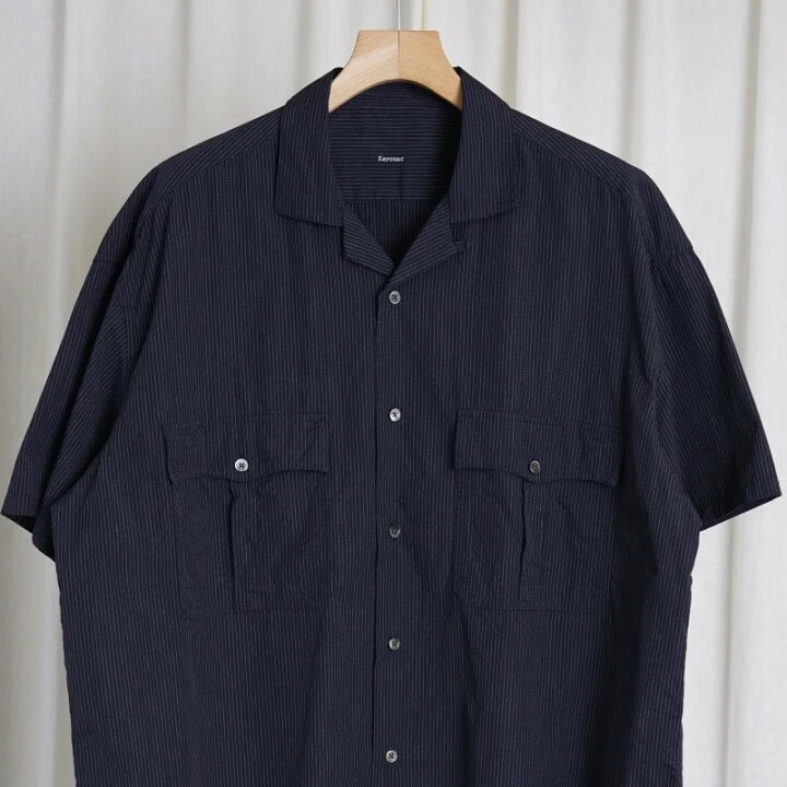 PORTER CLASSIC＞ ケルアック ストライプ シャツ
