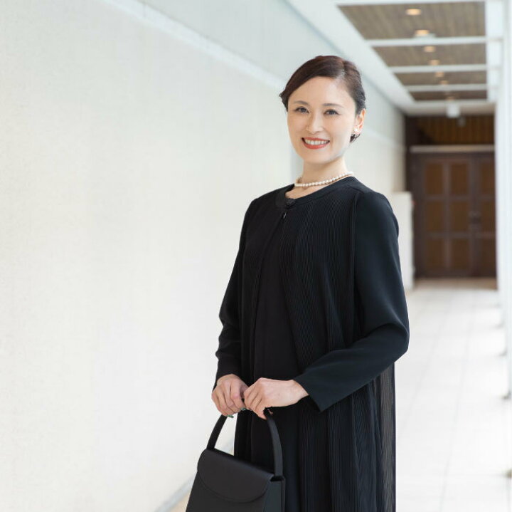 楽天市場】【20%OFF】 ブラックフォーマル 喪服 ワンピース プリーツ 