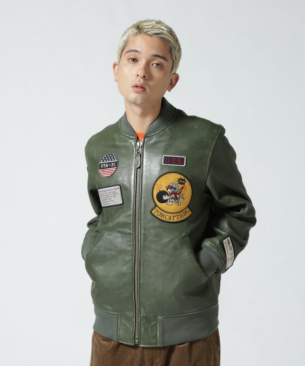 楽天市場】☆SALE｜AVIREX 公式通販 | AGED LEATHER BLOUSON 