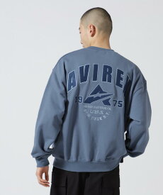 ★SALE｜AVIREX 公式通販 |【WEB&DEPOT限定】SAME TONE CREW NECK SWEAT/セイム トーン スウェット(アビレックス アヴィレックス)メンズ 男性※セール品につき交換 返品不可