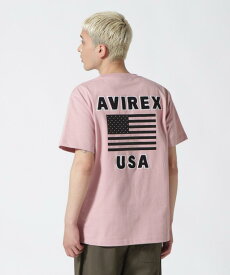 AVIREX 公式通販｜《WEB&DEPOT限定》S/S CREW NECK T STAR SPANGLED BANNER/クルーネック Tシャツ 星条旗(アビレックス アヴィレックス)メンズ 男性