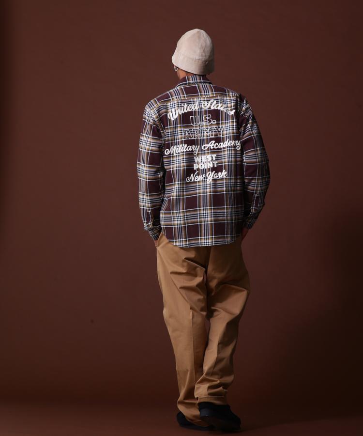AVIREX 公式通販｜《COLLECTION》COTTON CHECK EMBROIDERY SHIRT