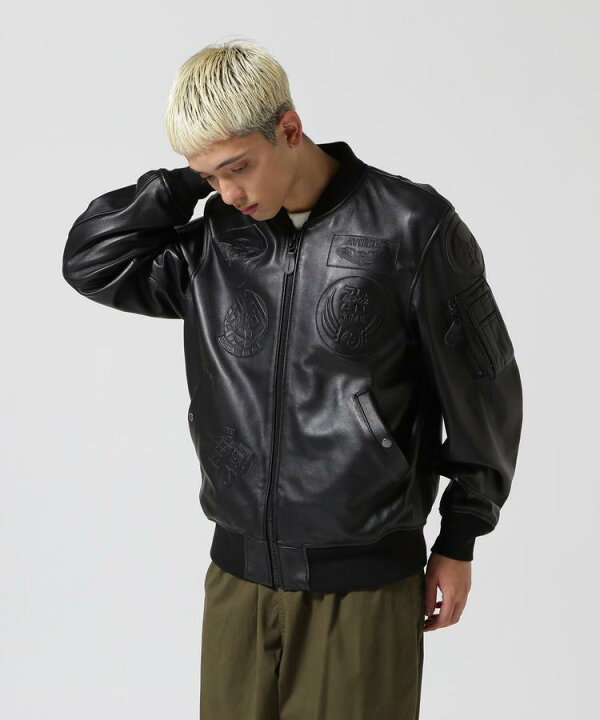 楽天市場】☆SALE｜AVIREX 公式通販｜LEATHER TYPE MA-1 TOP GUN 