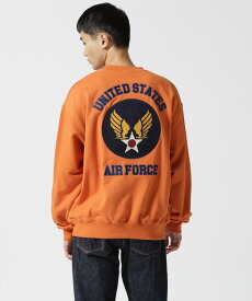 ☆★タイムセール｜【AVIREX】《WEB&DEPOT限定》SAGARA AIR FORCE CREW NECK SWEAT(アビレックス アヴィレックス)メンズ 男性※セール品につき交換 返品不可