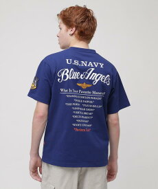 AVIREX 公式通販｜BLUE ANGELS EMBROIDERY SHORT SLEEVE T-SHIRT/ブルーエンジェルス エンブロイダリー Tシャツ