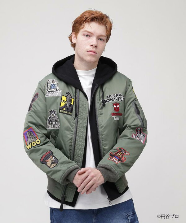 楽天市場】AVIREX 公式通販｜ULTRA MONSTERS MA-1 / ウルトラマン  