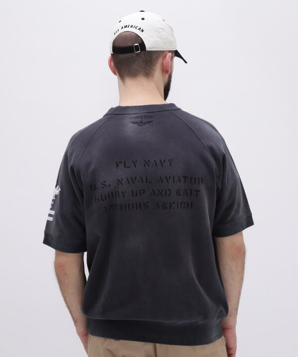 楽天市場】☆SALE｜AVIREX 公式通販｜NAVAL SHORT SLEEVE SWEAT SHIRT 