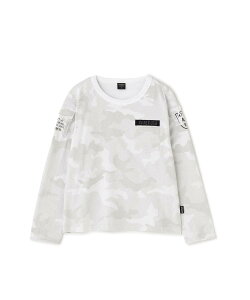 AVIREX ʔ́bsKIDS / LbYtFATIGUE CREW NECK LONG SLEEVE T-SHIRT / t@eB[O N[lbN OX[u(ArbNX ABbNX)LbY q j̎q ̎q jZbNX100cm 120cm 1