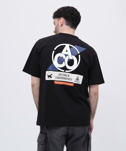 ��SALE�bAVIREX �����ʔ́b�sCROSSOVER�tPATCH T-SHIRT / �N���X�I�[�o�[ �p�b�` T�V���c(�A�r���b�N�X �A���B���b�N�X)�����Y �j�����Z�[���i�ɂ����� �ԕi�s��