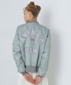 AVIREX ʔ́bSIGNATURE LOGO MA-1/VOl`[S MA-1(ArbNX ABbNX)fB[X 