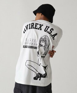 AVIREX ʔ́bsWEB&DEPOTtBLACK SCORPIONS LONG SLEEVE T-SHIRT / ubN XR[sI TVc(ArbNX ABbNX)Y j