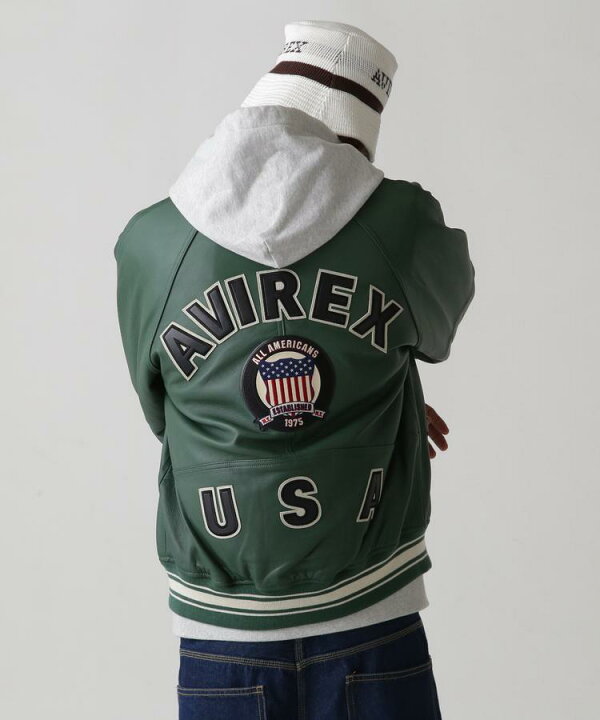 楽天市場】AVIREX 公式通販｜LIGHT SIGNATURE VARSITY JACKET/ライト 