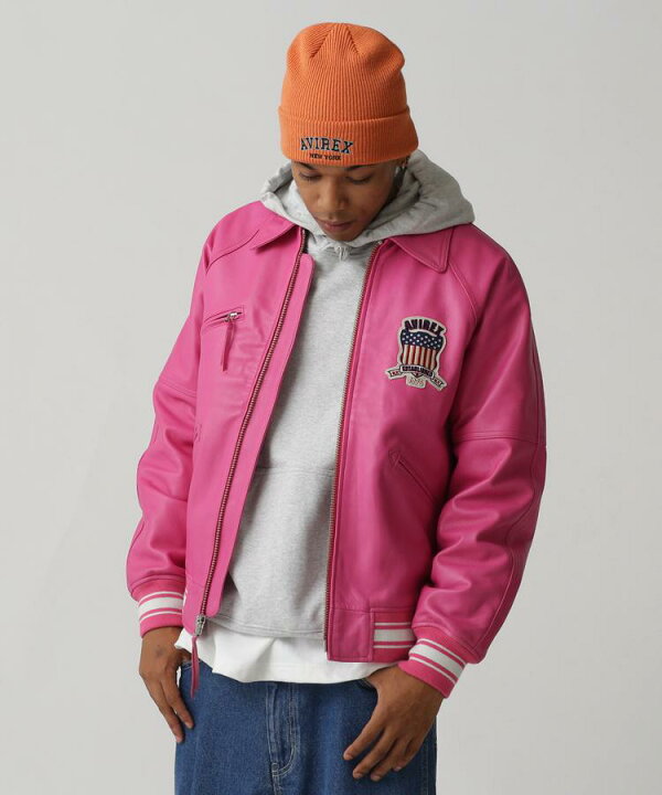 楽天市場】AVIREX 公式通販｜LIGHT SIGNATURE VARSITY JACKET/ライト 