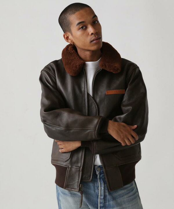 楽天市場】AVIREX 公式通販｜G-1 FLIGHT JACKET ANTIQUE LAMB / G-1 