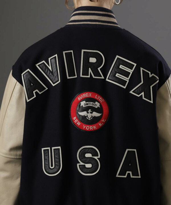楽天市場】AVIREX 公式通販｜L-STADIUM JACKET SIGNATURE LOGO 