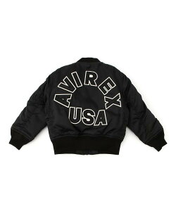 AVIREX ʔ́bsKIDS/LbY tMA-1 S/MA-1 LOGO(ArbNX ABbNX)LbY q j̎q ̎q jZbNX
