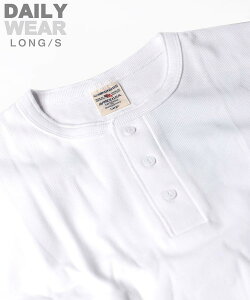 AVIREX ʔ́bsDAILY/fC[tRIB L/S HENLEY NECK T-SHIRT/u  w[lbN TVc fC[EFA(ArbNX/ABbNX)Y j6153482 / 7835930014