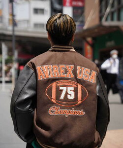 AVIREX ʔ́bsWEB&DEPOTtSKOOKUM VARSITY JACKET/XN[J @[VeB WPbg(ArbNX ABbNX)Y j fB[X 