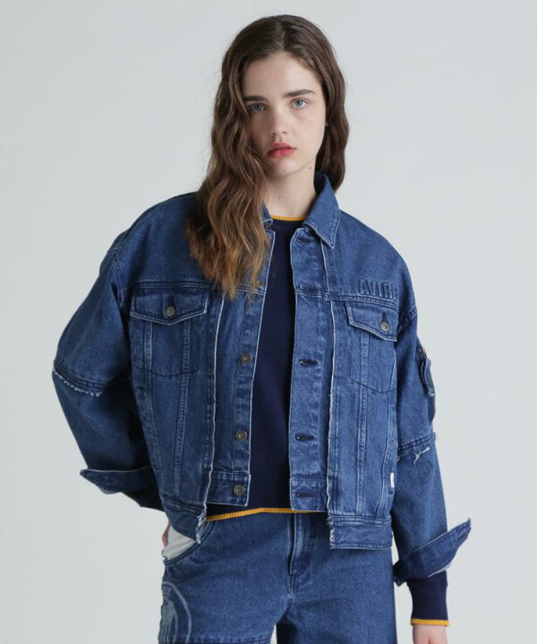 楽天市場】AVIREX 公式通販/L/S EMBOSSING DENIM JACKET/エンボス 