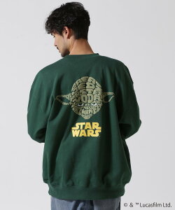 AVIREX ʔ́bsSTAR WARS COLLECTIONtCREW NECK SWEAT / N[lbNXEFbg / X^[EEH[Y [_ C-3PO R2-D2(ArbNX ABbNX)Y j