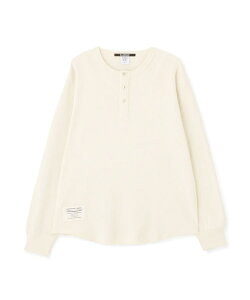 AVIREX ʔ́bHONEYCOMB WAFFLE L/S HENLEY NECK T-SHIRT/njJbt w[lbNTVc(ArbNX ABbNX)Y j