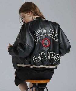 AVIREX ʔ́byēוzs50th AnniversarytVARSITY JACKET/o[VeBWPbg(ArbNX ABbNX)fB[X 