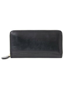 AVIREX �����ʔ́b�sAVIREX / HORWEEN�tSHELL CORDOVAN ROUND ZIPPER LONG WALLET / �V�F�� �R�[�h�o�� ���E���h�W�b�v �����O�E�H���b�g(�A�r���b�N�X �A���B���b�N�X)�����Y �j�� ���f�B�[�X ���� �j�����p ��