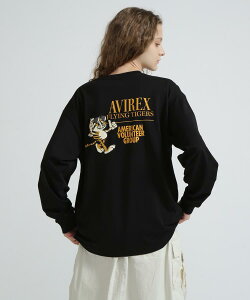 ��AVIREX �����ʔ́b�sWOMAN�tFLYING TIGERS T-SHIRT/�t���C���O�^�C�K�[T�V���c(�A�r���b�N�X �A���B���b�N�X)���f�B�[�X ����