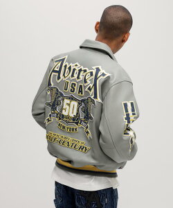 AVIREX �����ʔ́b�s50th Anniversary�tGRAPHIC VARSITY LEATHER JACKET/50���N �O���t�B�b�N �o�[�V�e�B ���U�[(�A�r���b�N�X �A���B���b�N�X)�����Y �j��