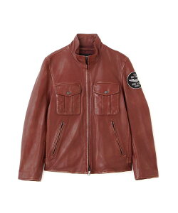 AVIREX �����ʔ́bSHEEP SKIN STAND RIDERS JACKET/�V�[�v�X�L�� �X�^���h ���C�_�[�X �W���P�b�g(�A�r���b�N�X �A���B���b�N�X)�����Y �j��