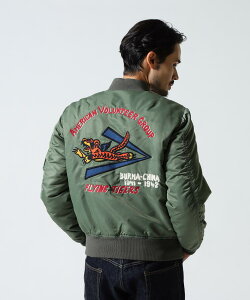 AVIREX ʔ́bWASHED MA-1 FLYING TIGERS/EHbVh MA-1 tCO^CK[X(ArbNX ABbNX)Y j