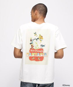AVIREX ʔ́bsWEBtsDisney CollectiontFANTASIA / MICKEY MOUSE / FILM POSTER T-SHIRT(ArbNX ABbNX)Y j