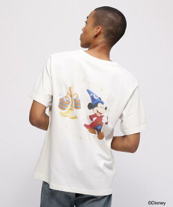 AVIREX ʔ́bsWEBtsDisney CollectiontFANTASIA / MICKEY MOUSE / BROOM T-SHIRT(ArbNX ABbNX)Y j