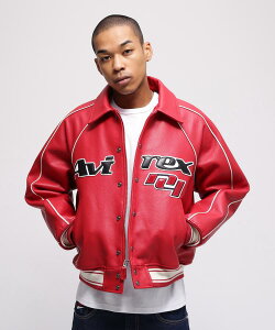 AVIREX ʔ́bCOW LOGO VARSITY JACKET/JE S o[VeB WPbg(ArbNX ABbNX)Y j