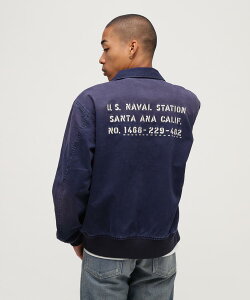 AVIREX ʔ́bsRESTORE COLLECTIONtMILITARY COTTON UTILITY JACKET/~^[ Rbg [eBeB WPbg(ArbNX ABbNX)Y j