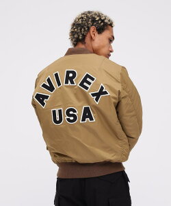 ZAVIREX ʔ́b w̃SACRjbNIԃtCgWPbgI MA-1 COMMERCIAL LOGO/GG[R}[V S (ArbNX ABbNX)Y j  tCgWP