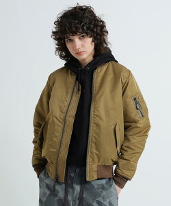 AVIREX ʔ́b fB[XTCY ԃtCgWPbg VFǉĐVoI WOMENS MA-1 COMMERCIAL/GG[R}[V(ArbNX ABbNX)EBY n 킽 