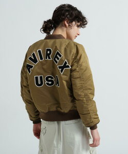 ZAVIREX ʔ́bsWOMANtMA-1 COMMERCIAL LOGO/MA-1 R}[V S(ArbNX ABbNX)fB[X 