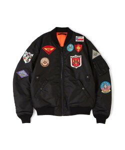 ��AVIREX �����ʔ́b�sWEB��DEPOT����tG-1�g�b�v�K���̃f�B�e�B�[���𗎂����񂾃G���G�[�����t���C�g�W���P�b�gFAR EAST CRUISE MA-1(�A�r���b�N�X �A���B���b�N�X)�����Y �j�� ���f�B�[�X ����61621