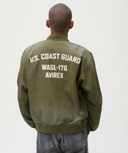AVIREX �����ʔ́bCOTTON LIGHT MA-1 �hU.S.COAST GUARD�h/�R�b�g�����C�g MA-1(�A�r���b�N�X �A���B���b�N�X)�����Y �j��