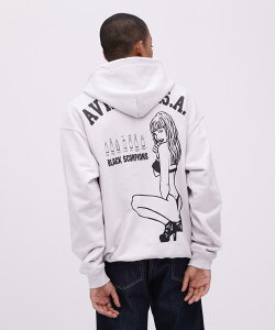��AVIREX �����ʔ́b�sWEB&DEPOT����tBLACK SCORPION SWEAT PULL OVER PARKA / �u���b�N�X�R�[�s�I�� �X�E�F�b�g(�A�r���b�N�X �A���B���b�N�X)�����Y �j��