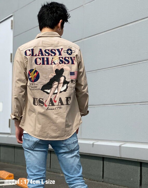 楽天市場 Sale Avirex 公式通販 ピンナップガールシャツ L S Pin Up Girls Shirt アビレックス アヴィレックス メンズ 男性 セール品につき交換 返品不可 Avirex