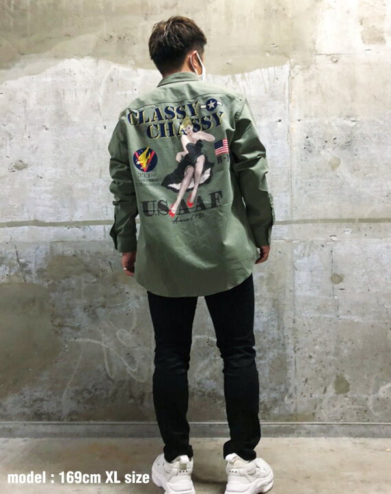 楽天市場 Sale Avirex 公式通販 ピンナップガールシャツ L S Pin Up Girls Shirt アビレックス アヴィレックス メンズ 男性 セール品につき交換 返品不可 Avirex