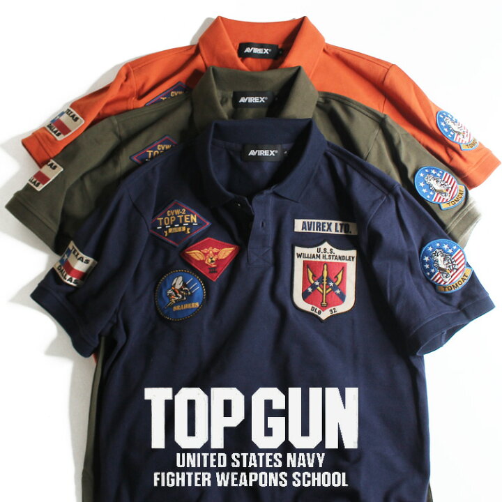 楽天市場】AVIREX 公式通販 | AVIREXのアイコン「TOP GUN」のワッペン  