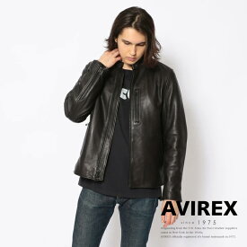 AVIREX 公式通販 | スタンド シングル ライダース ジャケット / STAND SINGLE RIDERS JACKET(アビレックス アヴィレックス)メンズ 男性
