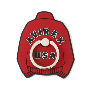 AVIREX ʔ | VR X}zO MA-1S/SMART PHONE RING MA-1 LOGO(ArbNX ABbNX)