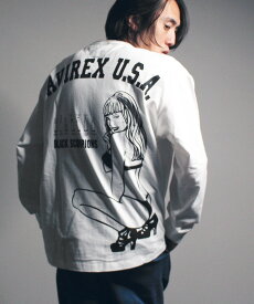 AVIREX 公式通販 | 【WEB&DEPOT限定】BLACK SCORPIONS L/S T-SHIRT(アビレックス アヴィレックス)メンズ 男性