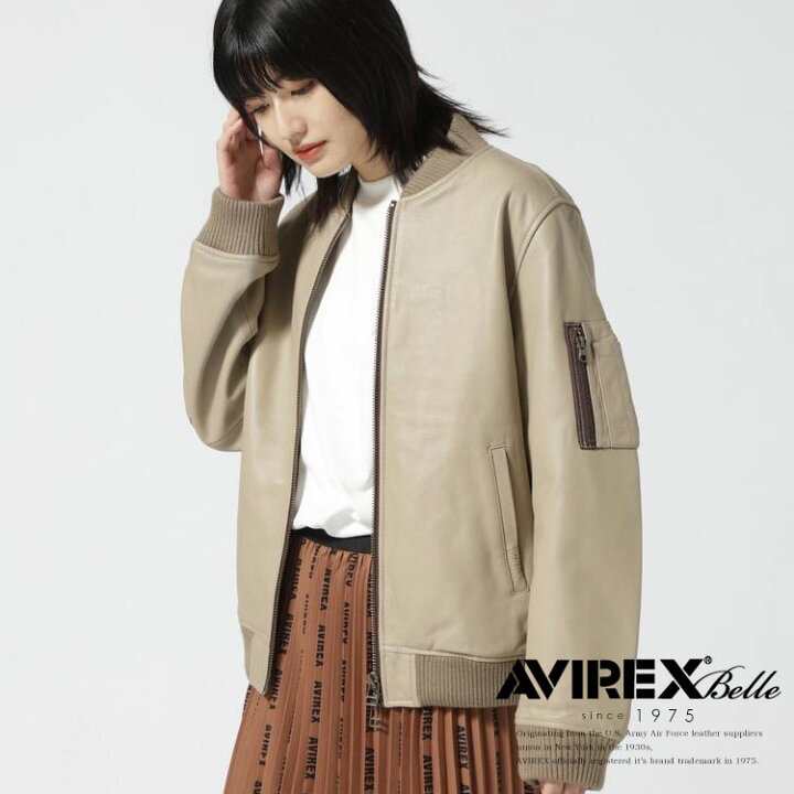 楽天市場】AVIREX 公式通販 | WOMENS LEATHER MA-1/ レザーMA-1 